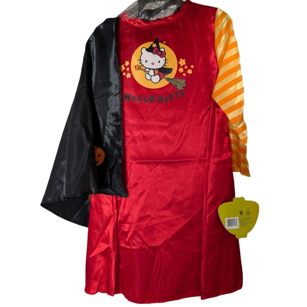 Hello Kitty Witch Costume Girls  Halloween Sanrio Vintage 2005 New